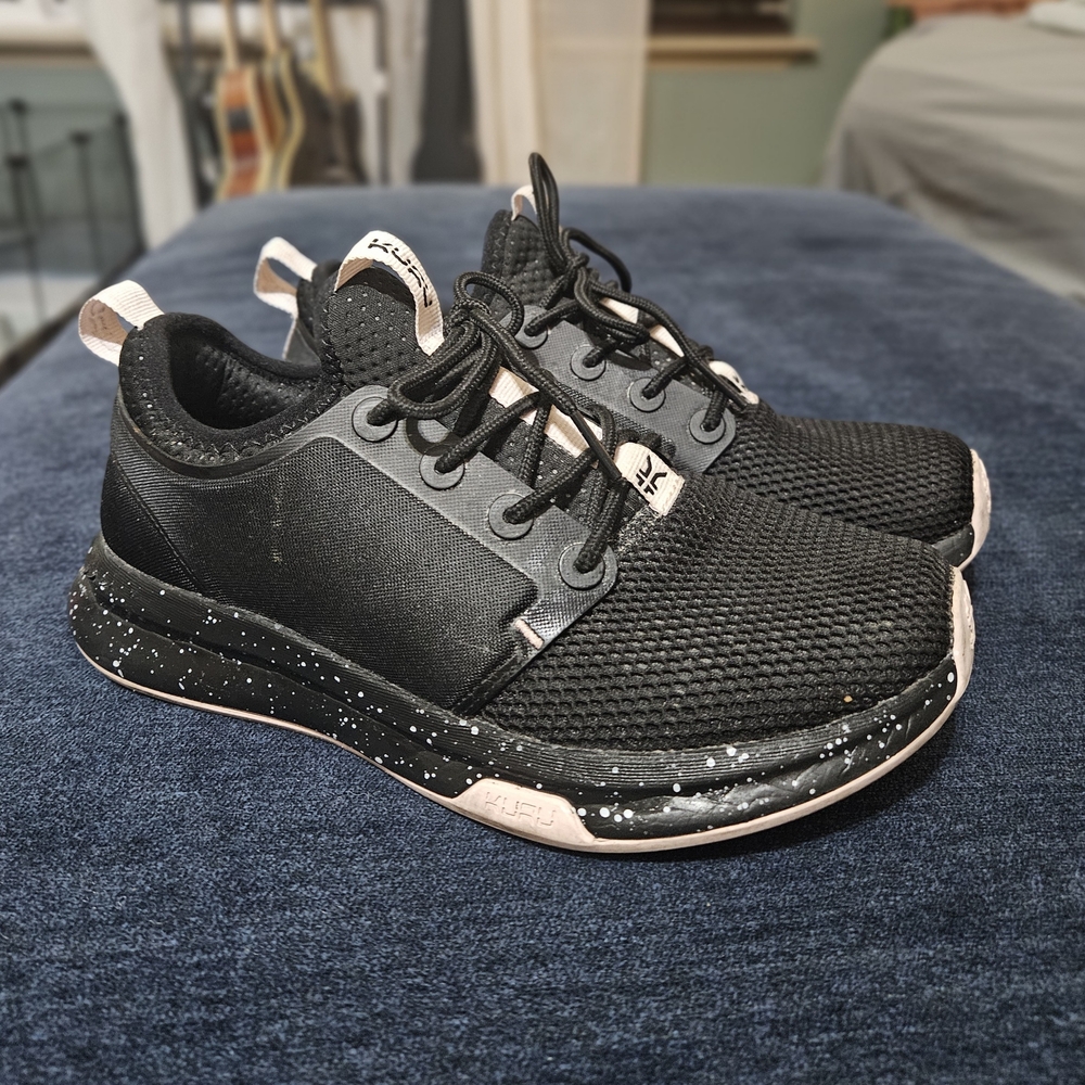 Black and Pink Athletic Sneakers